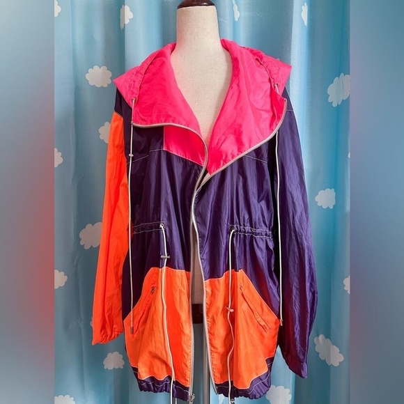 Prabal Gurung Luxury Colorblock windbreaker- S - Picture 3 of 16